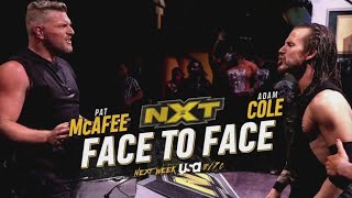 Adam Cole amp Pat McAfee Face to Face Full Segment [upl. by Azelea]