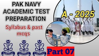 Pak navy academic test preparation  navy test preparation 2024  Ayeshaforcesacademy [upl. by Anires]