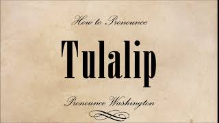 How to pronounce Tulalip [upl. by Eah]