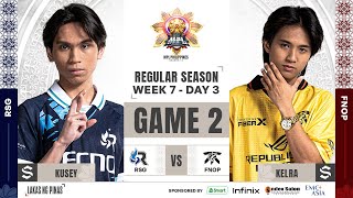 MPL PH S14  W7D3  FNOP VS RSG GAME 2 [upl. by Ainud]