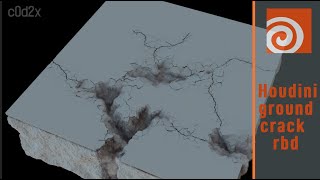 Houdini ground crack rbd HIP file [upl. by Ateuqirne]