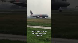 Jetstar Jakarta CGK Singapore SIN✅ [upl. by Cyrilla]