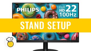 PHILIPS 22 inch HD Monitor Stand Setup [upl. by Brear]