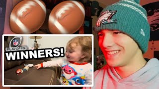 Chilly  LILLY PICKS THE NFL FIRST ROUND PLAYOFF WINNERS Reaction [upl. by Colt]