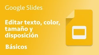 Tutorial Google Presentaciones como modificar el texto [upl. by Aneg]