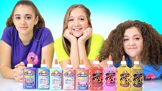 EXTREME 3 COLOR SLIME CHALLENGE  CRAFTYGIRLS [upl. by Pavia]