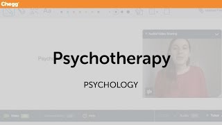 Psychotherapy  Psychology  Chegg Tutors [upl. by Eiramyelhsa]