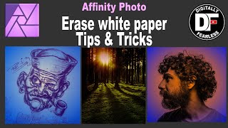 Affinity Photo’s Erase White Paper Tips and Tricks [upl. by Ahdar]