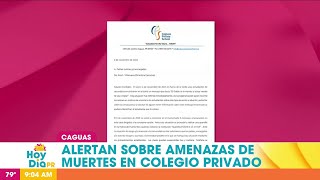 Suspenden clases en colegio de Caguas por alegadas amenazas de muerte [upl. by Otilopih]