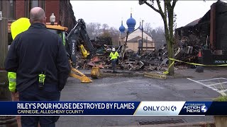 Rileys Pour House in Carnegie vows to reopen after devastating fire [upl. by Molini191]