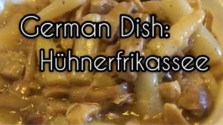 German Dish Hühnerfrikassee  Chicken Fricassee  Quick German Recipe by JulsPage [upl. by Hada298]