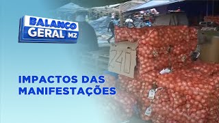 BalançoGeral Manifestações causam impactos negativos no Mercado Formal e Informal do Zimpeto [upl. by Rolyat770]