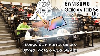 TRAS 6 MESES de USO ¿QUE COSAS MALAS ENCONTRÉ  SAMSUNG GALAXY TAB S6 LITE 2020 [upl. by Lavinia328]