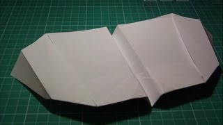 Tutorial paper airplane flapping wings John Collins [upl. by Acima]