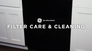 GE Appliances Dishwasher Filter Cleaning Instructions [upl. by Ecienal]