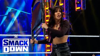 Bayley Discusses Leaving Behind Damage CTRL  WWE SmackDown Highlights 020924  WWE on USA [upl. by Arakahs]