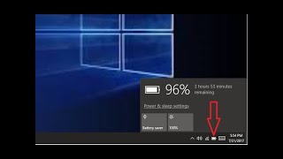 How to fix battery icon not showing in taskbar  battery icon missing in windows 10  Hero Rajpoot [upl. by Friedrich]