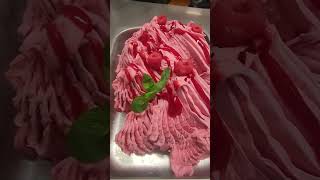 Sorbet with Fresh Raspberries and Fresh Mintby Roberto sorbeticecreamrecipedessert [upl. by Tips]