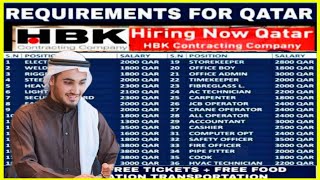 QATAR JOBS 2024 ∆ AFTER VISA PAYMENT ∆ DIRECT CV SELECTION ∆ QATAR JOBS [upl. by Henley]