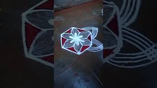 shortsvideorangolidailykolameasymuggululakshmis kolam [upl. by Eiten]