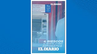 Conoce los riesgos más comunes al sacar dinero de un cajero automático Shorts  El Diario [upl. by Arymahs532]