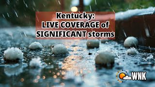 Coverage of Kentucky Severe Storms KYWX WX Kentucky kentuckyweather [upl. by Boleyn183]