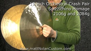 Orchestral crash cymbals pair by Matt Nolan [upl. by Anitsirhcairam]