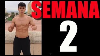 SEMANA 2 BODYTRANSFORMATION  The Fitness Boy Mens Physique Challenge [upl. by Sanoy]