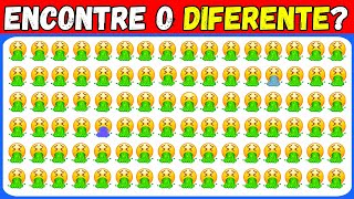 ðŸ§ðŸ”ŽDESAFIO DOS EMOJIS VARIOS JOGOS EM 3 SUPER NIVEIS DE DIFICULDADE  QUIZ DESCUBRA O EMOJI DIFERENTE [upl. by Donal5]