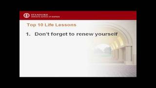 Top 10 Life Lessons Last Lecture Series [upl. by Nalim733]