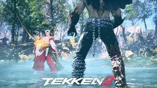 TAKKEN 8  JUN KAZAMA VS DEVIL JIN  EPIC FIGHT  4K60FPS HIGH GRAPHICS takken8 [upl. by Noret]