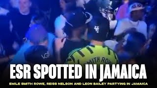 Emile Smith Rowe Reiss Nelson and Leon Bailey partying in Jamaica [upl. by Durham]