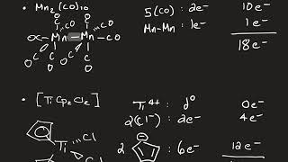 Organometallic Chemistry Basics I The 18 Electron Rule [upl. by Bryner148]