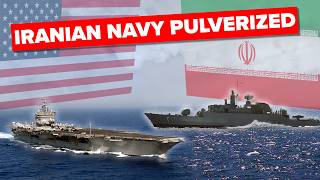 How US DESTROYED Irans Navy in 24 Hours [upl. by Leugimesoj]