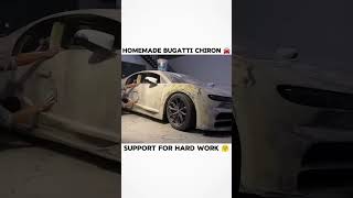 Homemade Bugatti Chiron supercar🔥 [upl. by Nek535]