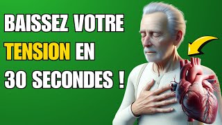 Comment JAI BAISSÉ Ma Tension en 30 Secondes SANS Médicaments  🚨💨 Santé BienÊtre [upl. by Percival]