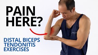 3 Exercises to Heal Distal Biceps Tendonitis Pain [upl. by Dorin]