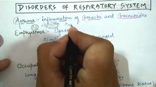 Respiratory disorders silicosis asbestosis asthma emphysema [upl. by Bozovich]