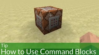 Tip How to Use Command Blocks in Minecraft [upl. by Akimet]