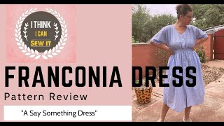 Cashmerette Club Franconia Dress Pattern Review [upl. by Enitsed]