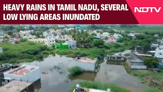 Tamil Nadu News  Heavy Rains In Tamil Nadu Several Low Lying Areas Inundated [upl. by Ardeed626]