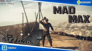 Mad Max  Settings  Windows  Android Winlator [upl. by Drawe]