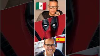 ELLOS le DIERON VOZ a DEADPOOL deadpool deadpool3 wolverine doblaje [upl. by Dorella]