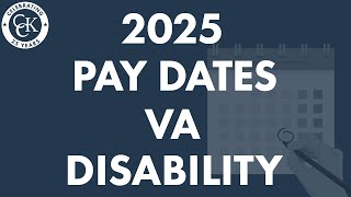 VA Disability Pay Dates For 2025 VA Payment Schedule for Veterans [upl. by Rolyt]