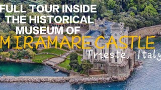 Full Tour Inside The Historical Museum Of Miramare Castle Trieste Italy italy travel travelvlog [upl. by Emery138]