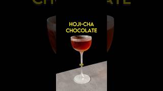 Hojicha chocolate cocktail fyp hojicha manhattan [upl. by Brainard]