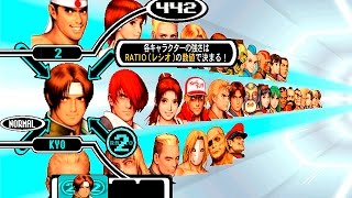 Dreamcast Capcom vs SNK PRO  Character select screen 720PHD RemasteredNullDC [upl. by Wurst]