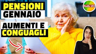 Pensioni Gennaio 2024 PAGAMENTI Aumenti conguagli Cedolino 54 IRPEF [upl. by Marley]