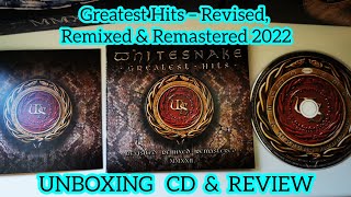 Whitesnake  Greatest Hits – Revised Remixed amp Remastered 2022 UNBOXING CD amp REVIEW [upl. by Orv]