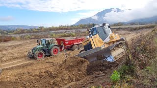 Earthmoving  Liebherr PR 726  Komatsu PC360  Fendt  Krampe  Erdbewegung [upl. by Elohcan]